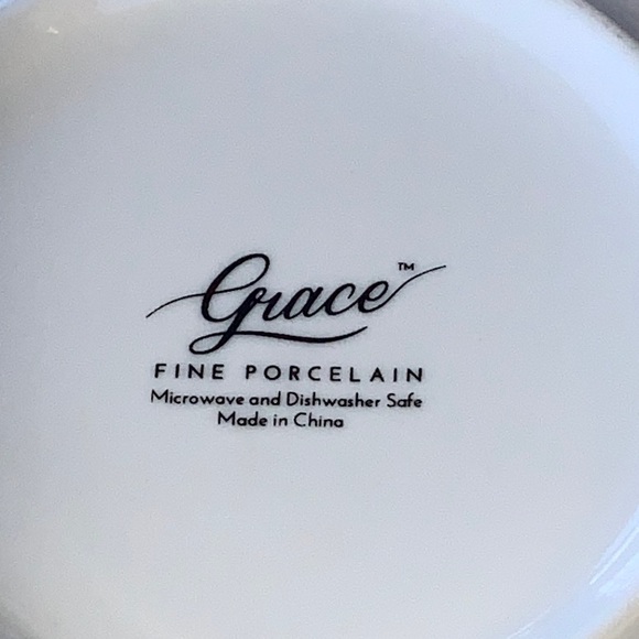 GRACE’S TEAWARE HARVEST CONTAINER BOWL NEW 26 OZ  FRUIT GREEN 6 IN PORCELAIN - Picture 7 of 7